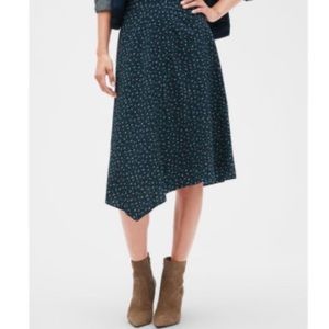 NWT-Banana Republic-Navy print skirt